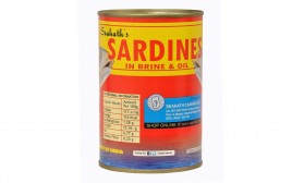 Seahath's Sardines In Brine & Oil   Tin  425 grams